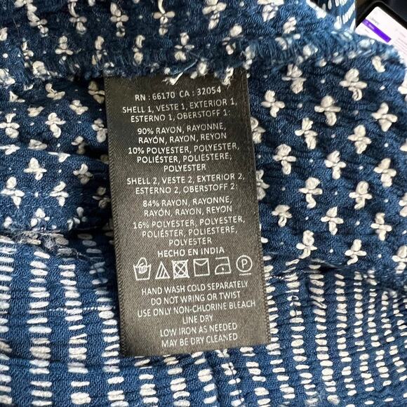 Anthropologie Blue Embroidered Shorts Size XS - Picture 14 of 16